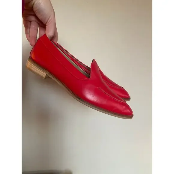 Everlane the modern loafer cherry red made in Italy size 8.5 - Picture 1 of 7